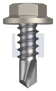 METAL SDS FLANGED HEX HEAD CL4 DU MET FLG HX: 8-18X 12 thumbnail 3