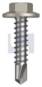 METAL SDS FLANGED HEX HEAD CL4 DU MET FLG HX:12-14X 25 thumbnail 3