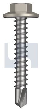 METAL SDS FLANGED HEX HEAD CL4 DU MET FLG HX:12-14X 35 thumbnail 3