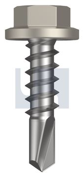 METAL SDS FLANGED HEX HEAD CL4 DU MET FLG HX:14-10X 25 thumbnail 3