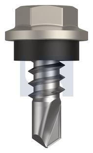 METAL SDS HEX HEAD + WASHER CL4 DU MET SEAL HX: 8-18X 12 thumbnail 3