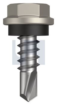 METAL SDS HEX HEAD + WASHER CL4 DU MET SEAL HX:10-16X 16 thumbnail 3