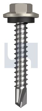 METAL SDS HEX HEAD + WASHER CL4 DU MET SEAL HX:12-14X 35 thumbnail 3