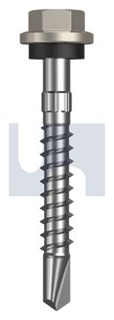 METAL SDS HEX HEAD + WASHER CL4 DU MET SEAL HX S:14-10X 50 thumbnail 3