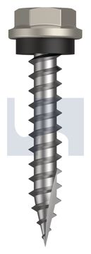 TYPE 17 HEX HEAD + WASHER CL4 DU T17 SEAL HX:10-12X 30 thumbnail 3