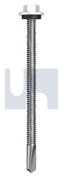 s500 SDS HEX HEAD + WASHER CL4 DW S500 SEAL HX:12-24X 85 thumbnail 3