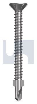 METAL WINGS COUNTERSUNK CL3 DW WING CSKR SQ:10-16X 50 thumbnail 3