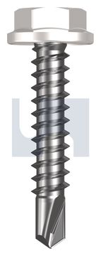 METAL SDS FLANGED HEX HEAD CL4 DW MET FLG HX:10-16X 25 thumbnail 3