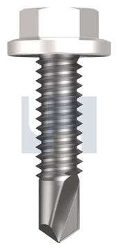 METAL SDS FLANGED HEX HEAD CL4 DW MET FLG HX:14-20X 25 thumbnail 3