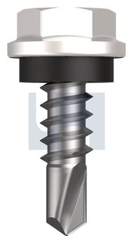 METAL SDS HEX HEAD + WASHER CL4 DW MET SEAL HX:10-16X 16 thumbnail 3