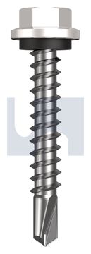 METAL SDS HEX HEAD + WASHER CL4 DW MET SEAL HX:14-10X 42 thumbnail 3
