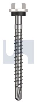 METAL SDS HEX HEAD + WASHER CL4 DW MET SEAL HX S:14-10X 65 thumbnail 3