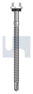METAL SDS HEX HEAD + WASHER CL4 DW MET SEAL HX S:14-14X 90 thumbnail 3