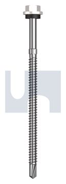 METAL SDS HEX HEAD + WASHER CL4 DW MET SEAL HX S:14-14X115 thumbnail 3