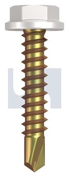 METAL SDS FLANGED HEX HEAD ZYP DW MET FLG HX:10-16X 25 thumbnail 3