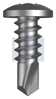 METAL SDS PAN HEAD ZYP DW MET PAN PH: 8-18X 12 thumbnail 3