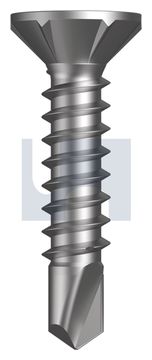 METAL SDS COUNTERSUNK RIB ZYP DW MET CSKR PH: 8-18X 20 thumbnail 3
