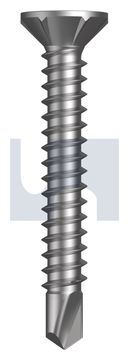 METAL SDS COUNTERSUNK RIB ZYP DW MET CSKR PH: 8-18X 30 thumbnail 3