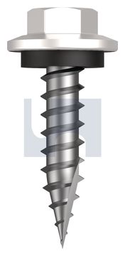 TYPE 17 HEX HEAD + WASHER CL4 DW T17 SEAL HX:12-11X 25 thumbnail 3
