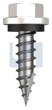 TYPE 17 HEX HEAD + WASHER CL4 DW T17 SEAL HX:14-10X 25 thumbnail 3