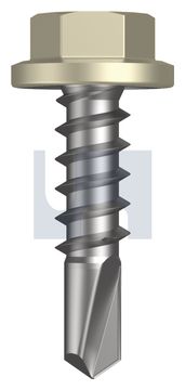 METAL SDS FLANGED HEX HEAD CL4 EH MET FLG HX:14-10X 25 thumbnail 3