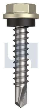 METAL SDS HEX HEAD + WASHER CL4 EH MET SEAL HX:10-16X 25 thumbnail 3