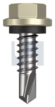 METAL SDS HEX HEAD + WASHER CL4 EH MET SEAL HX:14-14X 22 thumbnail 3