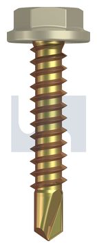 METAL SDS FLANGED HEX HEAD ZYP EH MET FLG HX:10-16X 25 thumbnail 3