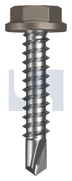 METAL SDS FLANGED HEX HEAD CL4 GU MET FLG HX:10-16X 25 thumbnail 3