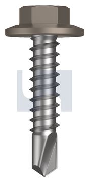 METAL SDS FLANGED HEX HEAD CL4 GU MET FLG HX:12-14X 25 thumbnail 3