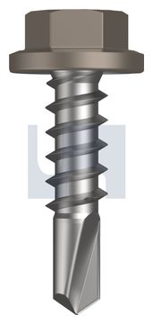METAL SDS FLANGED HEX HEAD CL4 GU MET FLG HX:14-10X 25 thumbnail 3