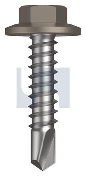 METAL SDS 5/16AF FLANGED HEX CL4 GU MET 5/16AF HX:14-14X 22 thumbnail 3