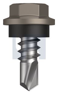 METAL SDS HEX HEAD + WASHER CL4 GU MET SEAL HX: 8-18X 12 thumbnail 3