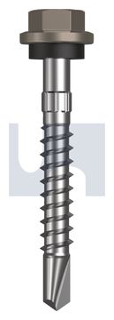 METAL SDS HEX HEAD + WASHER CL4 GU MET SEAL HX S:14-10X 50 thumbnail 3