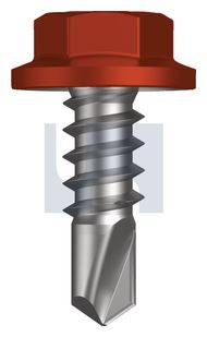 METAL SDS FLANGED HEX HEAD CL4 HE MET FLG HX: 8-18X 12 thumbnail 3