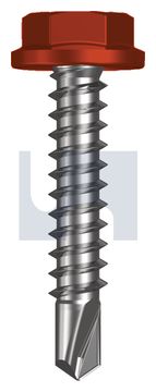 METAL SDS FLANGED HEX HEAD CL4 HE MET FLG HX:10-16X 25 thumbnail 3