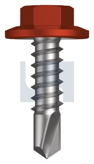 METAL SDS FLANGED HEX HEAD CL4 HE MET FLG HX:12-14X 20 thumbnail 3