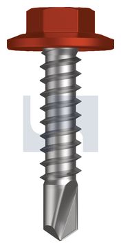 METAL SDS FLANGED HEX HEAD CL4 HE MET FLG HX:12-14X 25 thumbnail 3
