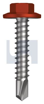 METAL SDS FLANGED HEX HEAD CL4 HE MET FLG HX:12-14X 30 thumbnail 3