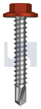 METAL SDS FLANGED HEX HEAD CL4 HE MET FLG HX:12-14X 35 thumbnail 3