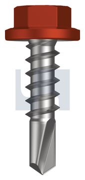 METAL SDS FLANGED HEX HEAD CL4 HE MET FLG HX:14-10X 25 thumbnail 3