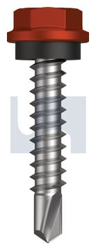 METAL SDS HEX HEAD + WASHER CL4 HE MET SEAL HX:10-16X 25 thumbnail 3