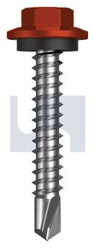 METAL SDS HEX HEAD + WASHER CL4 HE MET SEAL HX:12-14X 35 thumbnail 3
