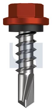 METAL SDS HEX HEAD + WASHER CL4 HE MET SEAL HX:14-10X 25 thumbnail 3