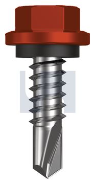 METAL SDS HEX HEAD + WASHER CL4 HE MET SEAL HX:14-14X 22 thumbnail 3