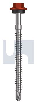 METAL SDS HEX HEAD + WASHER CL4 HE MET SEAL HX S:12-14X 75 thumbnail 3
