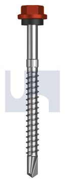METAL SDS HEX HEAD + WASHER CL4 HE MET SEAL HX S:14-10X 75 thumbnail 3