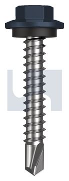 METAL SDS HEX HEAD + WASHER CL4 IS MET SEAL HX:12-14X 35 thumbnail 3