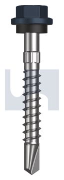 METAL SDS HEX HEAD + WASHER CL4 IS MET SEAL HX S:14-10X 50 thumbnail 3