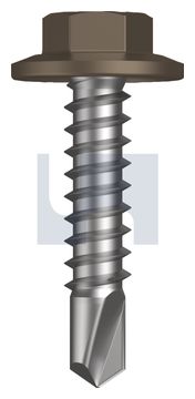 METAL SDS FLANGED HEX HEAD CL4 JA MET FLG HX:12-14X 25 thumbnail 3